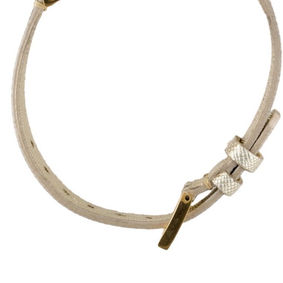 Tory Burch Fitbit Gold leather Wrap Bracelet OS - Picture 13 of 15